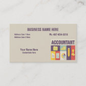 プロフェッショナル会計士象徴的デザイン 名刺 (正面)