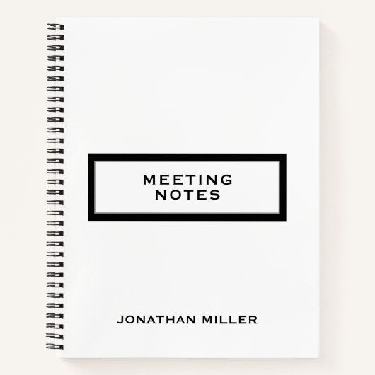 プロフェッショナル会議ノート ノートブック (正面)