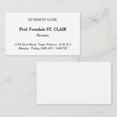 プロフェッショナル伝統的弁護士名刺 名刺 (正面/裏面)