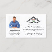 プロフェッショナル住宅ローン写真ロゴQRコード 名刺 (正面)