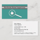 プロフェッショナル住宅検査名刺 名刺 (正面/裏面)
