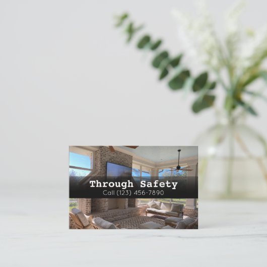 プロフェッショナル住宅検査検査検査業務 名刺 (スタンド正面)