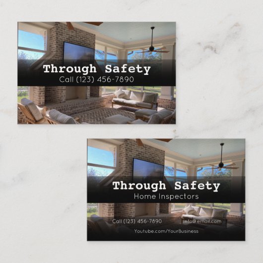 プロフェッショナル住宅検査検査検査業務 名刺 (正面/裏面)