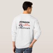 プロフェッショナル住宅検査Tシャツ Tシャツ (裏面フル)