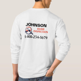 プロフェッショナル住宅検査Tシャツ Tシャツ