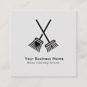 プロフェッショナル住宅清掃サービス名刺 スクエア名刺 (正面)