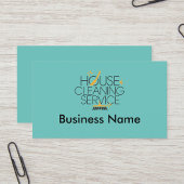 プロフェッショナル住宅清掃サービス名刺 名刺