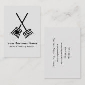 プロフェッショナル住宅清掃サービス名刺 名刺 (正面/裏面)