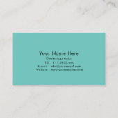 プロフェッショナル住宅清掃サービス名刺 名刺 (裏面)