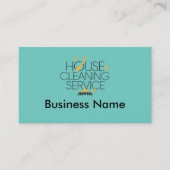 プロフェッショナル住宅清掃サービス名刺 名刺 (正面)