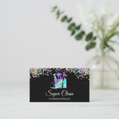 プロフェッショナル住宅清掃家政婦ホログラフ事業 名刺 (スタンド正面)