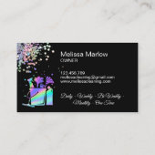 プロフェッショナル住宅清掃家政婦ホログラフ事業 名刺 (裏面)