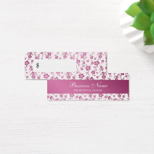プロフェッショナル価格ラベルサロンフローラピンク (デスク)