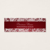 プロフェッショナル価格ラベルファッションペイズリー赤 (裏面)