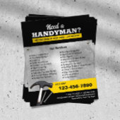 プロフェッショナル便利便所の修理サービス チラシ