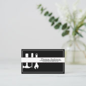 プロフェッショナル便利民家の修理事業カスタム 名刺 (スタンド正面)