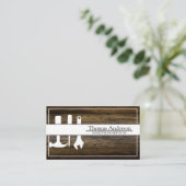 プロフェッショナル便利民家の修理事業カスタム 名刺 (スタンド正面)