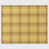 プロフェッショナル保守的な黄色の金ゴールドブラウンプライド ラッピングペーパー (フラット)