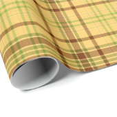 プロフェッショナル保守的な黄色の金ゴールドブラウンプライド ラッピングペーパー (ロールコーナー)