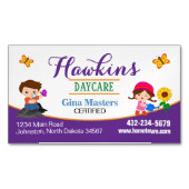 プロフェッショナル保育園 マグネット名刺 (正面)