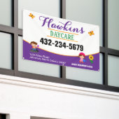 プロフェッショナル保育園 横断幕 (ビルの外側)