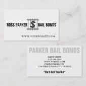 プロフェッショナル保釈金公債会社 名刺 (正面/裏面)