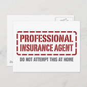 プロフェッショナル保険代理店 ポストカード (正面/裏面)