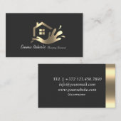 プロフェッショナル信頼できる清掃サービス事業 名刺 (正面/裏面)