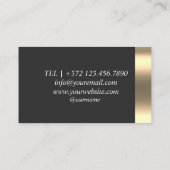 プロフェッショナル信頼できる清掃サービス事業 名刺 (裏面)