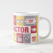 プロフェッショナル俳優アイコニック設計 ジャンボコーヒーマグカップ (右)