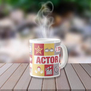 プロフェッショナル俳優アイコニック設計 ジャンボコーヒーマグカップ