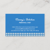 プロフェッショナル個人ケータリング食品取扱主任者 名刺 (裏面)