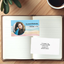 プロフェッショナル個人セキュリティカスタムのラウンドフォト 名刺