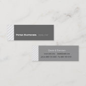 プロフェッショナル傾斜ジオメトミニマルリストライプ スキニー名刺 (正面/裏面)