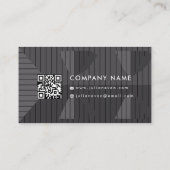 プロフェッショナル光沢のあるシルバールーフィング建築 名刺 (裏面)