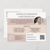 プロフェッショナル公証人サービスマーケティングプロモーション ポストカード (正面/裏面)