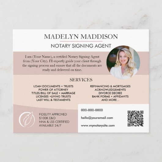 プロフェッショナル公証人サービスマーケティングプロモーション ポストカード (正面)