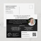 プロフェッショナル公証人サービスマーケティングプロモーション ポストカード (正面/裏面)