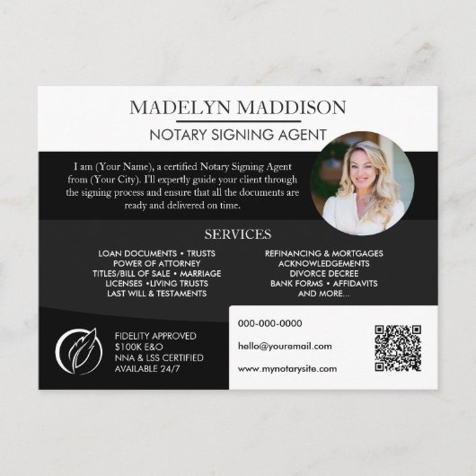 プロフェッショナル公証人サービスマーケティングプロモーション ポストカード (正面)