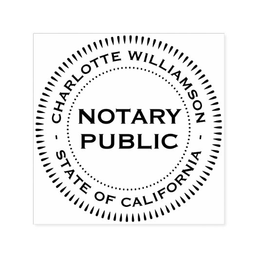 プロフェッショナル公証人公債署名業者 セルフインキングスタンプ (デザイン)