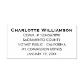 プロフェッショナル公証人公債署名業者 セルフインキングスタンプ (デザイン)