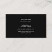 プロフェッショナル公証人公用名刺 名刺 (裏面)