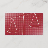 プロフェッショナル公証人弁護士赤ビジネスカード ロイヤリティカード (正面)