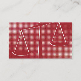 プロフェッショナル公証人弁護士赤ビジネスカード ロイヤリティカード