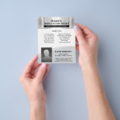 プロフェッショナル公証人署名代理人カスタムフォトフライ チラシ (手)