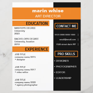 プロフェッショナル再開テンプレート