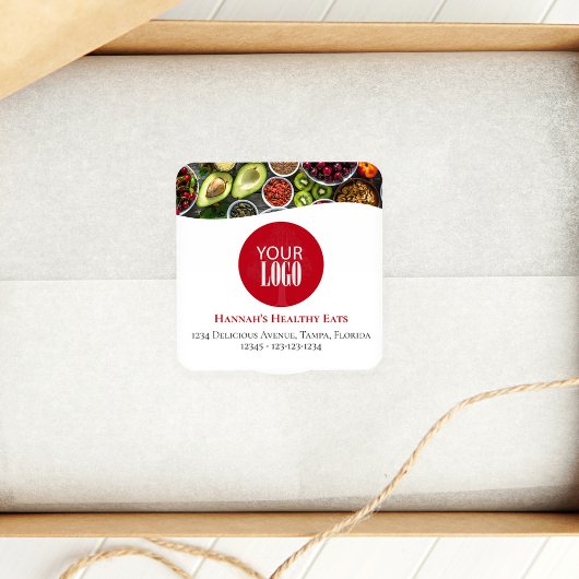 プロフェッショナル写真またはロゴのプロモーションカスタム スクエアシール