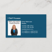 プロフェッショナル写真テンプレート名刺 名刺 (正面)