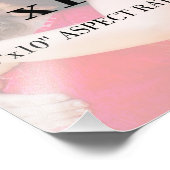 プロフェッショナル写真テンプレート8 x 10アスペクト比 フォトプリント (角)