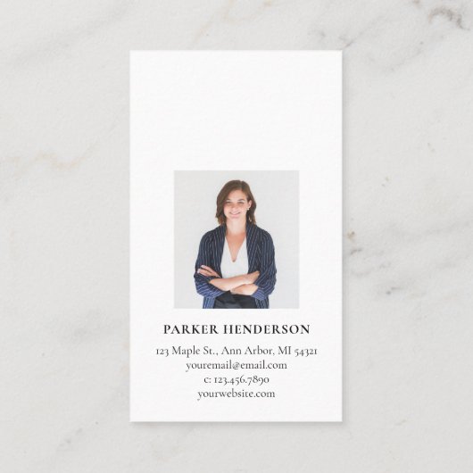 プロフェッショナル写真実在領域 名刺 (裏面)